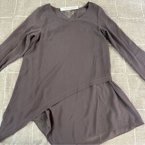 Soft Surroundings Purple Layered Long Sleeve NWT